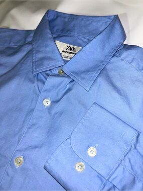 Zara Light Blue Men's Dress Shirt